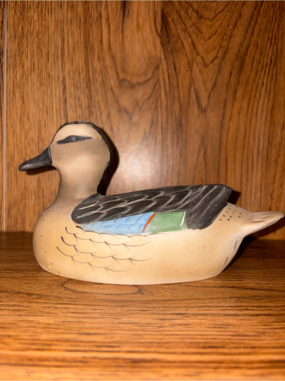 Vintage hand painted duck